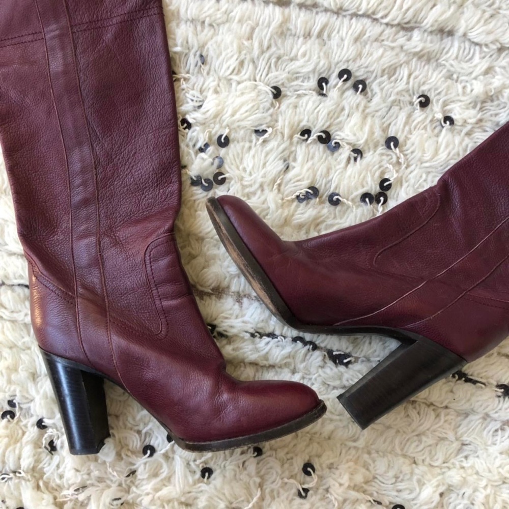 L’Autre Chose Tall Leather Boots - Picture 2 of 5